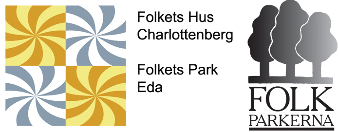 Logo Charlottenberg Folkets Hus och Eda Park
